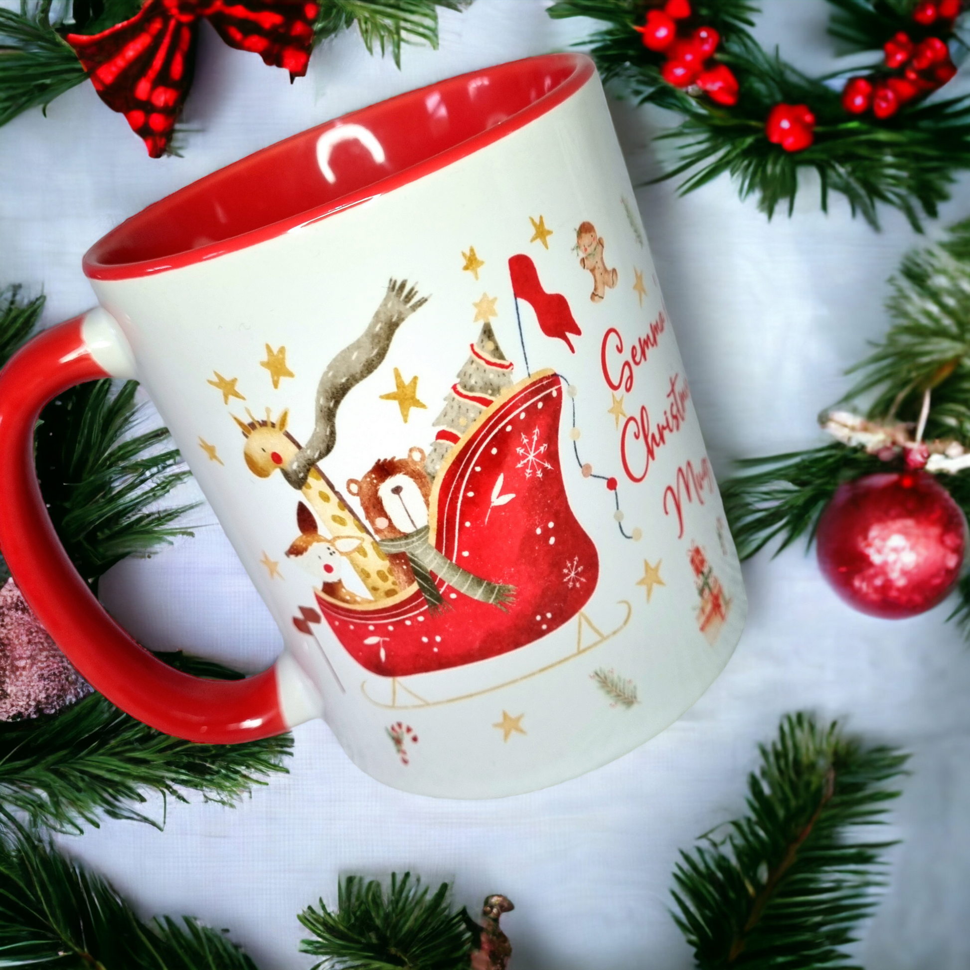 Festive Christmas Hot Chocolate Mug