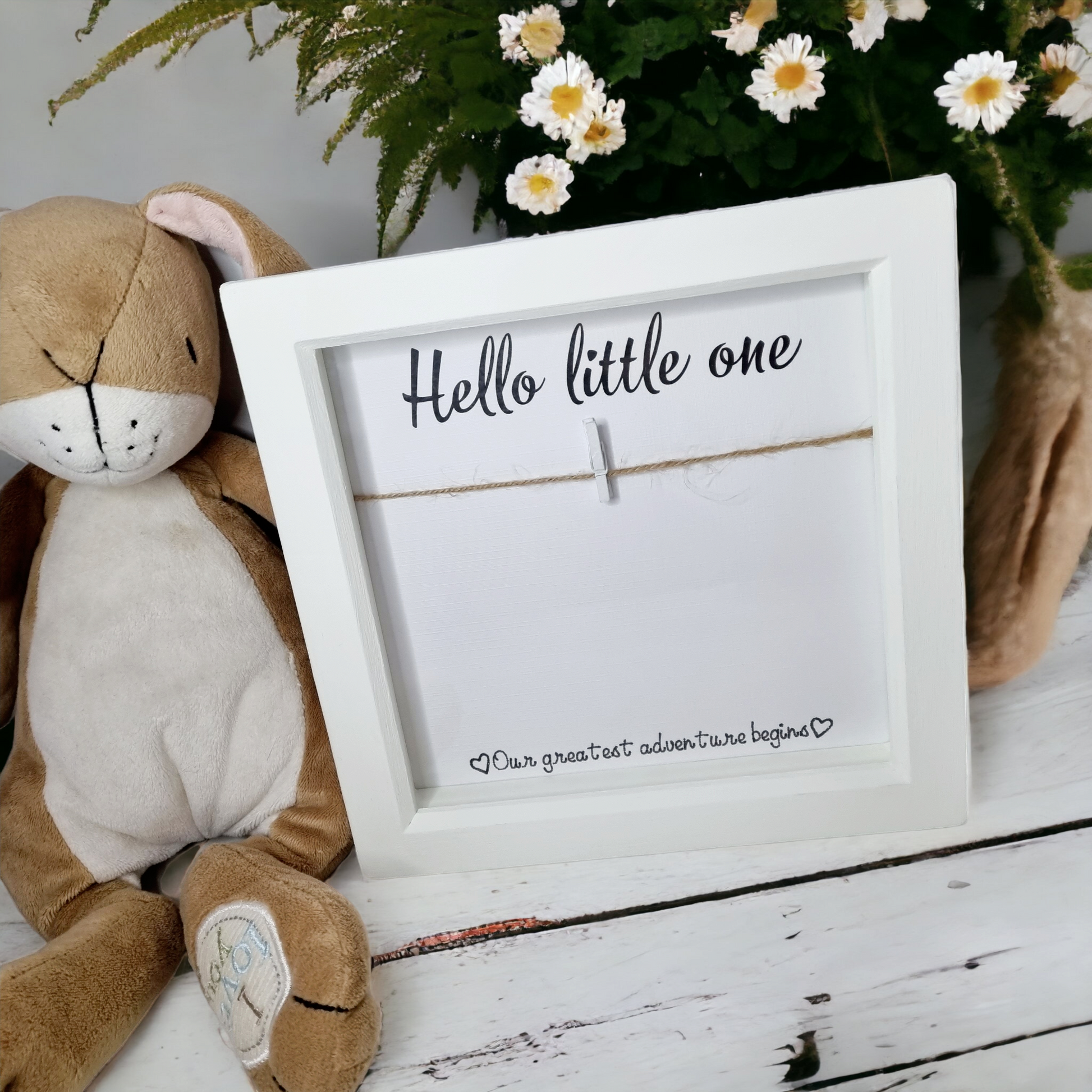 Baby scan frame, pregnancy announcement, Mum to be gift, mothers day for her, Hello little one