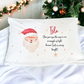 Personalised children's christmas eve pillowcase,Christmas eve box fillers for kids,festive bedding,santa cushion,festive home decor