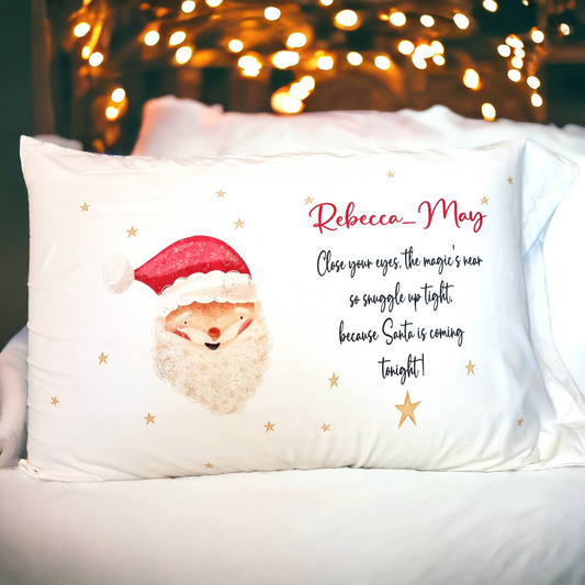 Christmas eve box fillers, christmas eve pillowcase, toddler, santa decor, red and white decorations, christmas tradition