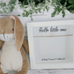 Baby scan frame, pregnancy announcement, Mum to be gift, mothers day for her, Hello little one