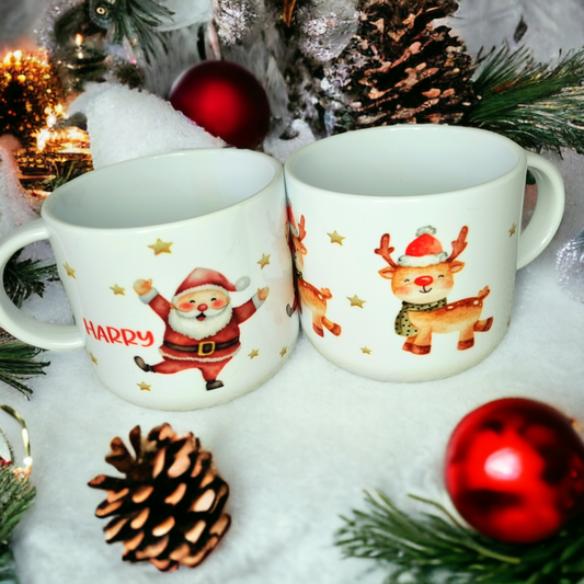 Children's Christmas Unbreakable Mugs, christmas hot chocolate, kids mug,christmas eve box fillers