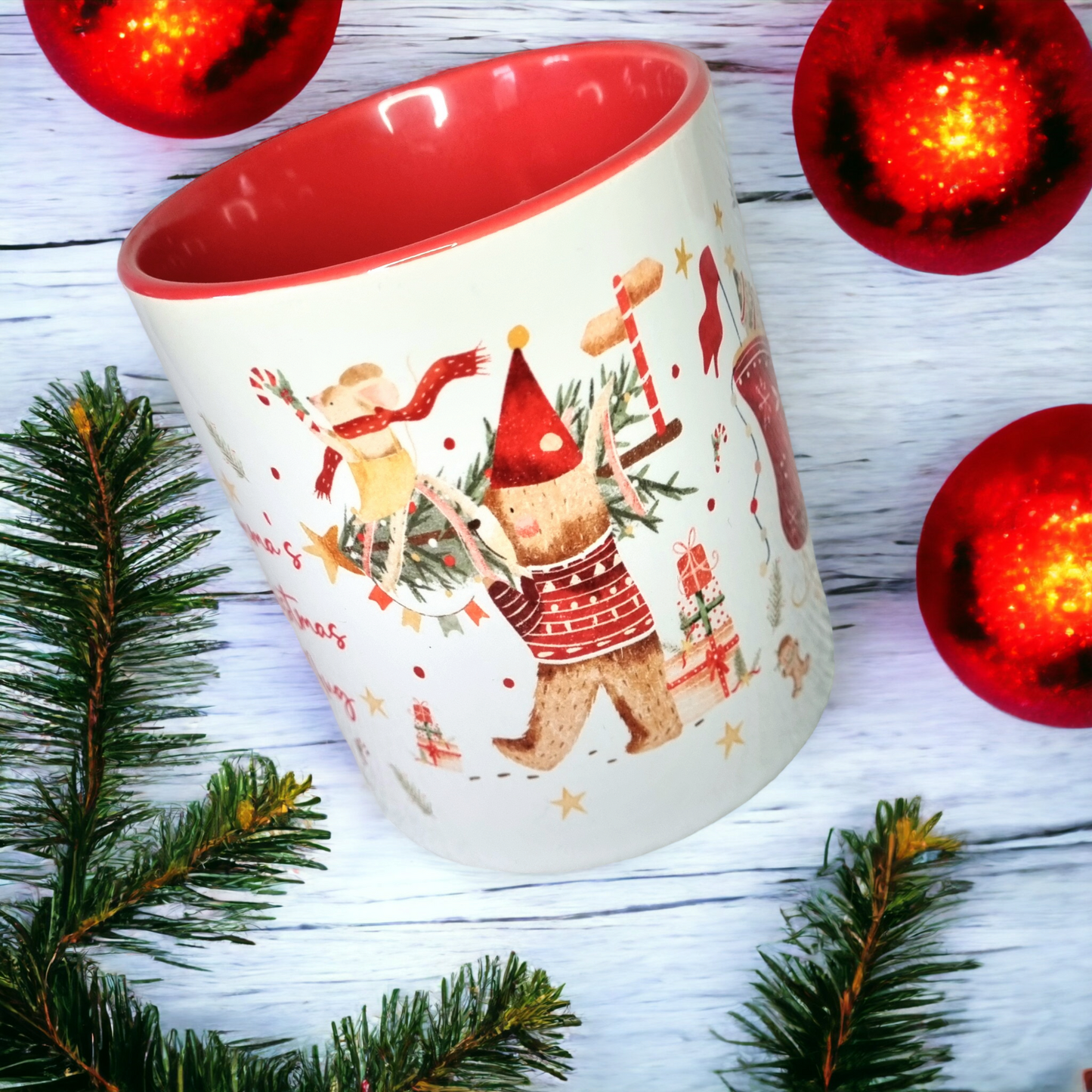 Festive Christmas Hot Chocolate Mug