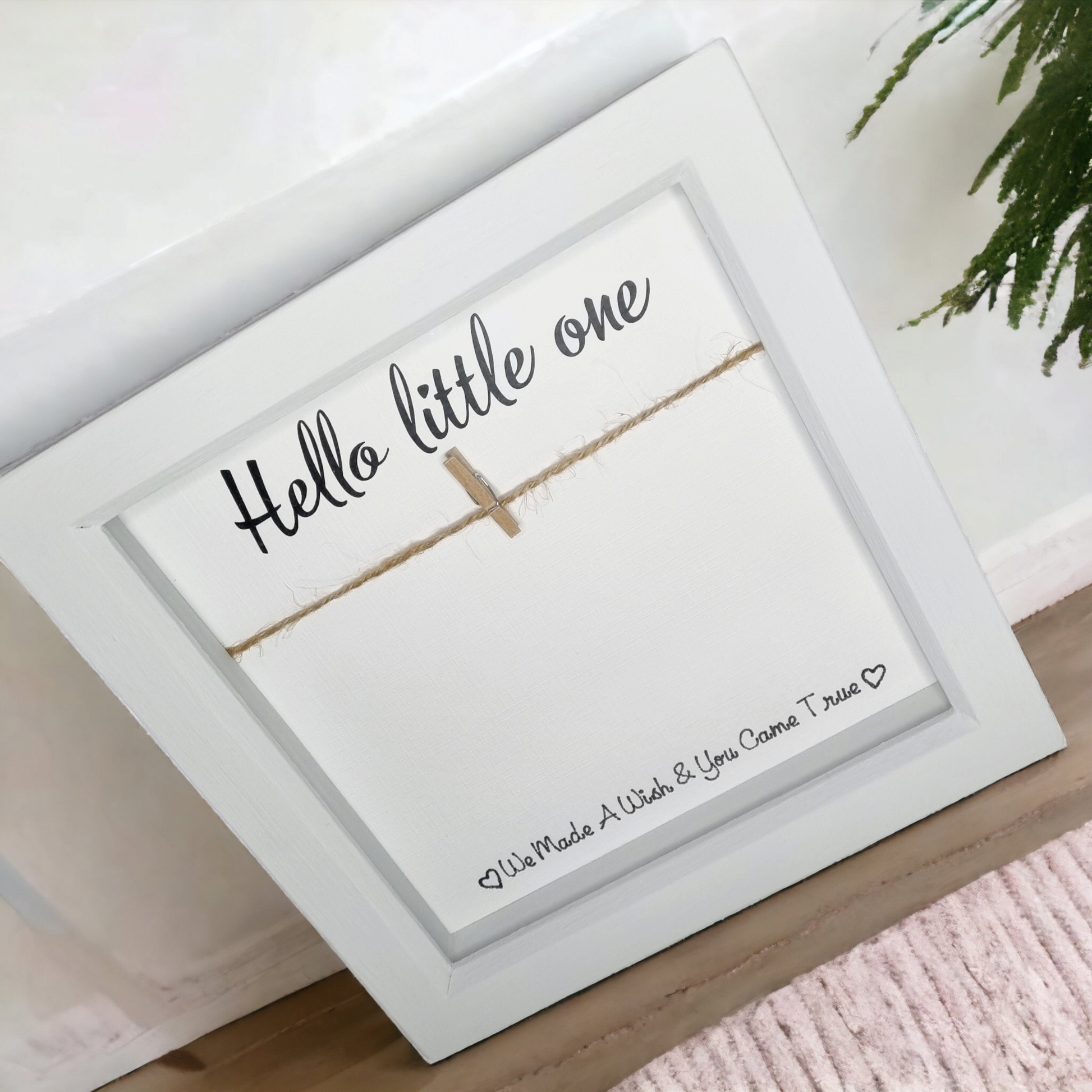 Baby scan frame, pregnancy announcement, Mum to be gift, mothers day for her, Hello little one