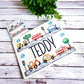 Personalised Car Placemat and Coaster Set for Kids