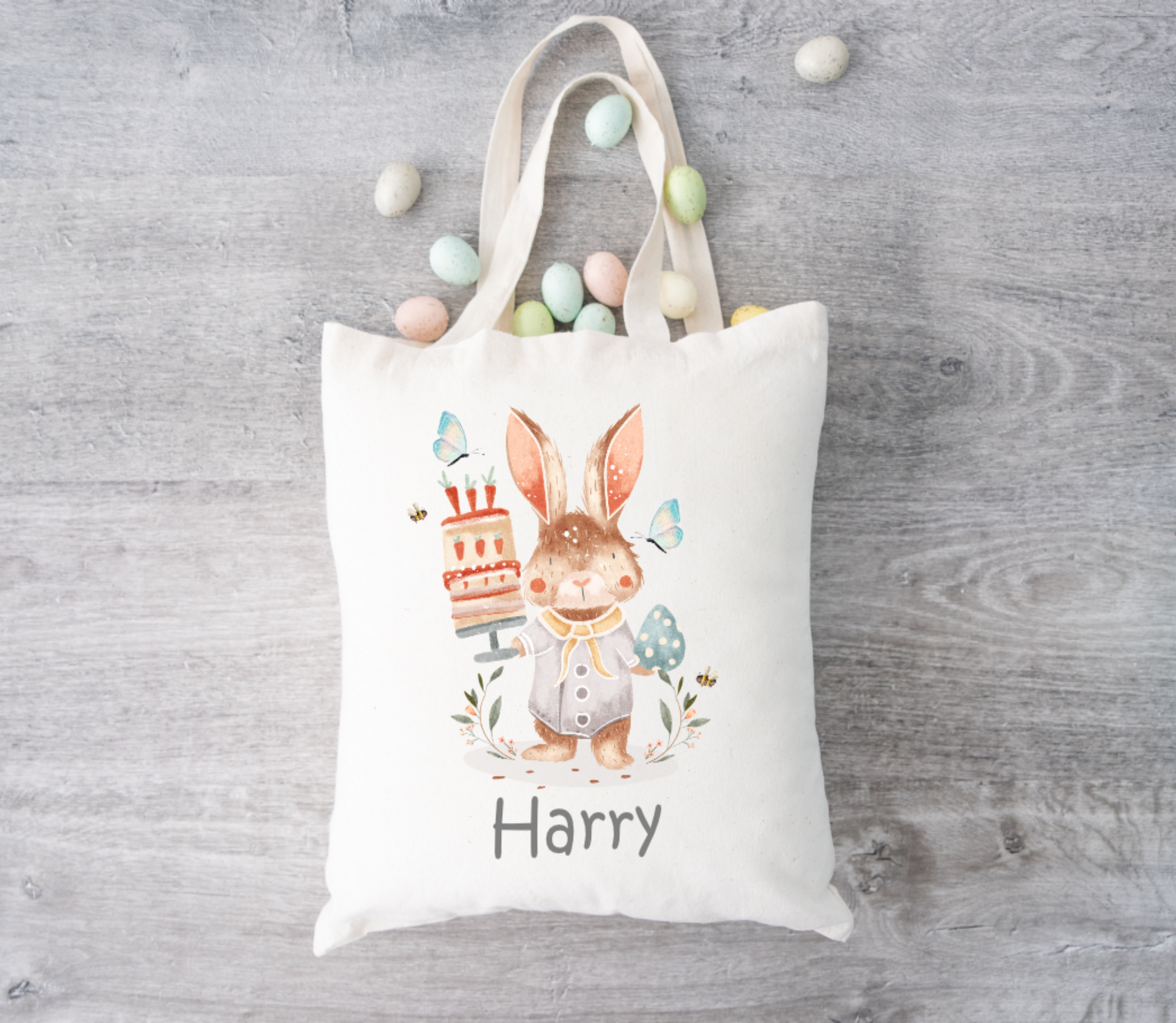 kids easter hunt bag, small tote, kids easter gift