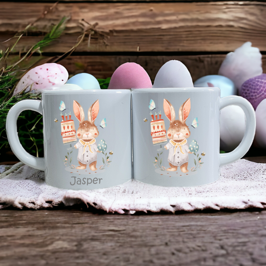 Childrens unbreakable mug, easter bunny mug, kids easter gifts