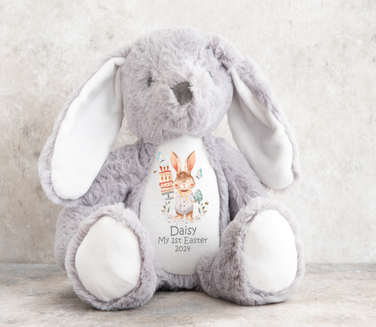 Easter Bunny teddy, my 1st easter, easter gifts for kids, bunny plush